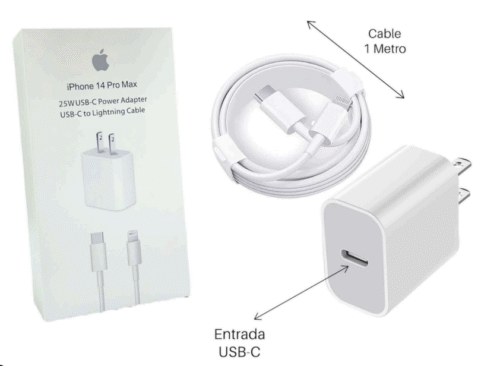 Cargador Iphone 25W