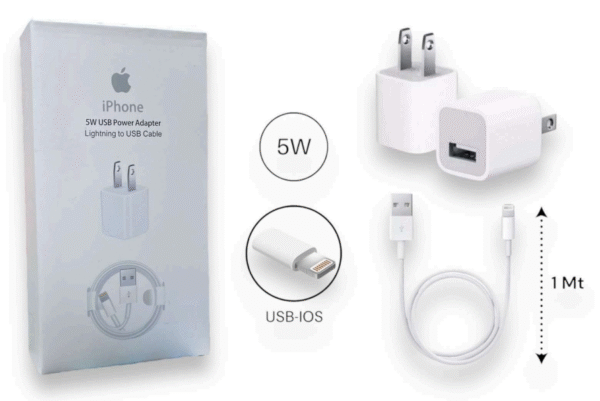 Cargador Iphone 5W