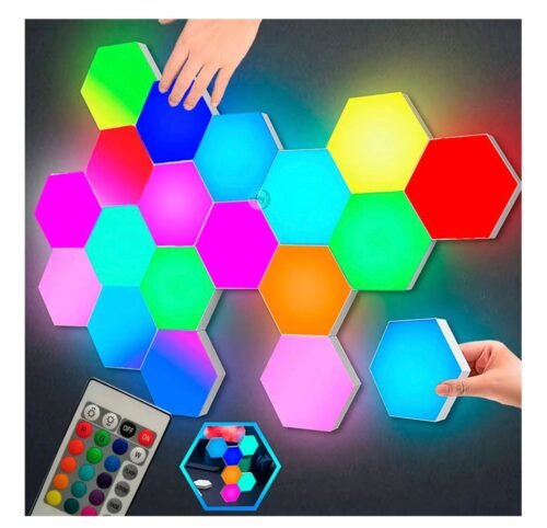 LAMPARA HEXAGONAL